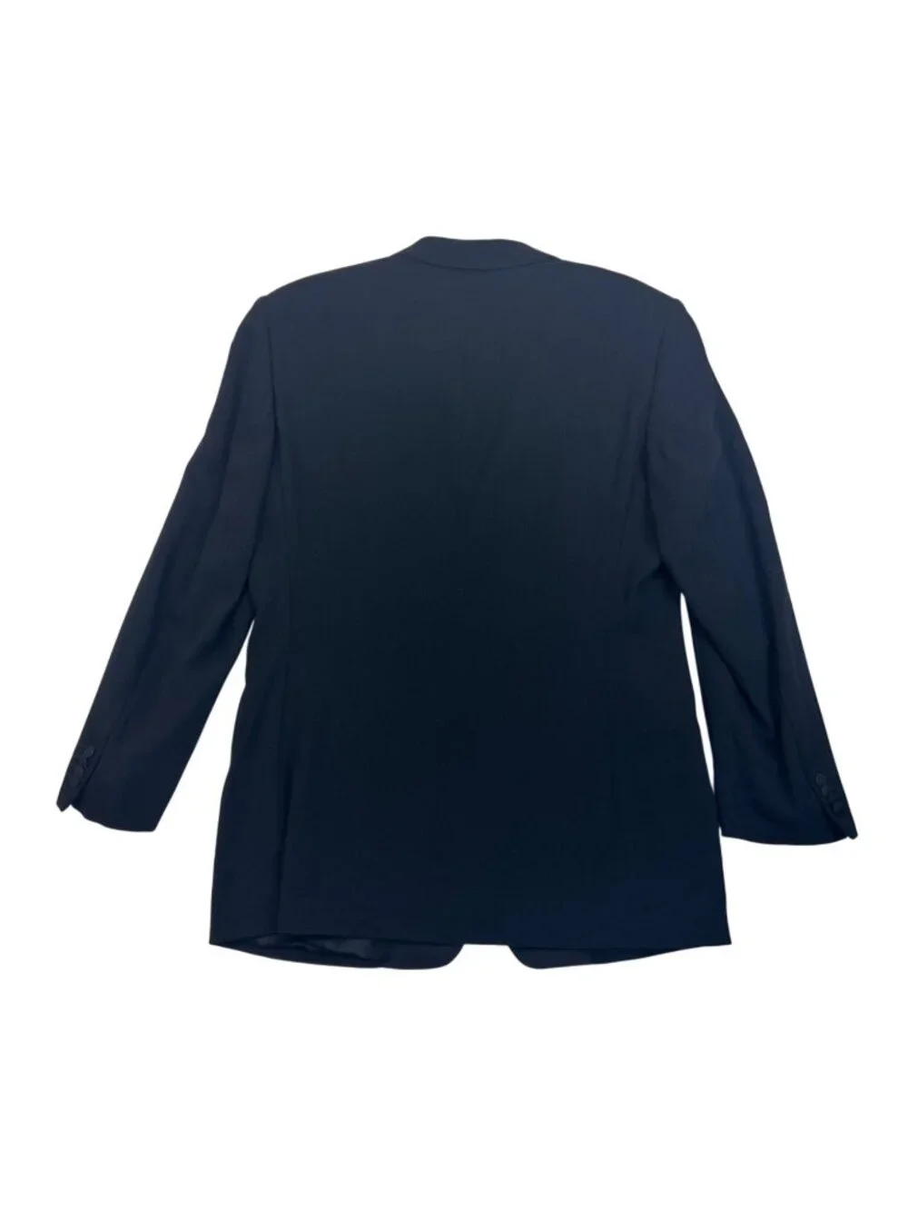 Vtg Giorgio Armani Size 38R (IT 48 / EU 48) Black Wool Blazer Sports Coat